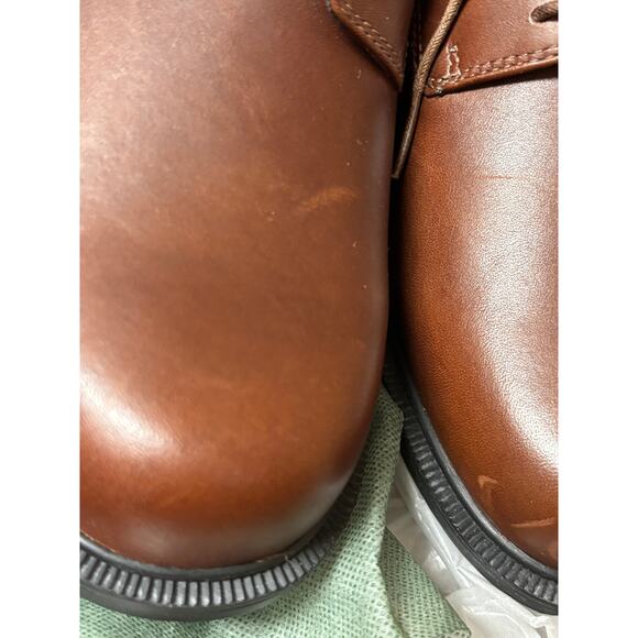 Dunham Brown Leather Oxford Shoes Men’s 9 6E Wide - Picture 7 of 9